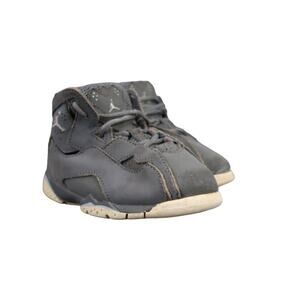 Nike Air Jordan Sneakers True Flight Toddler Baby 7 High Top Basketball Grey Kid